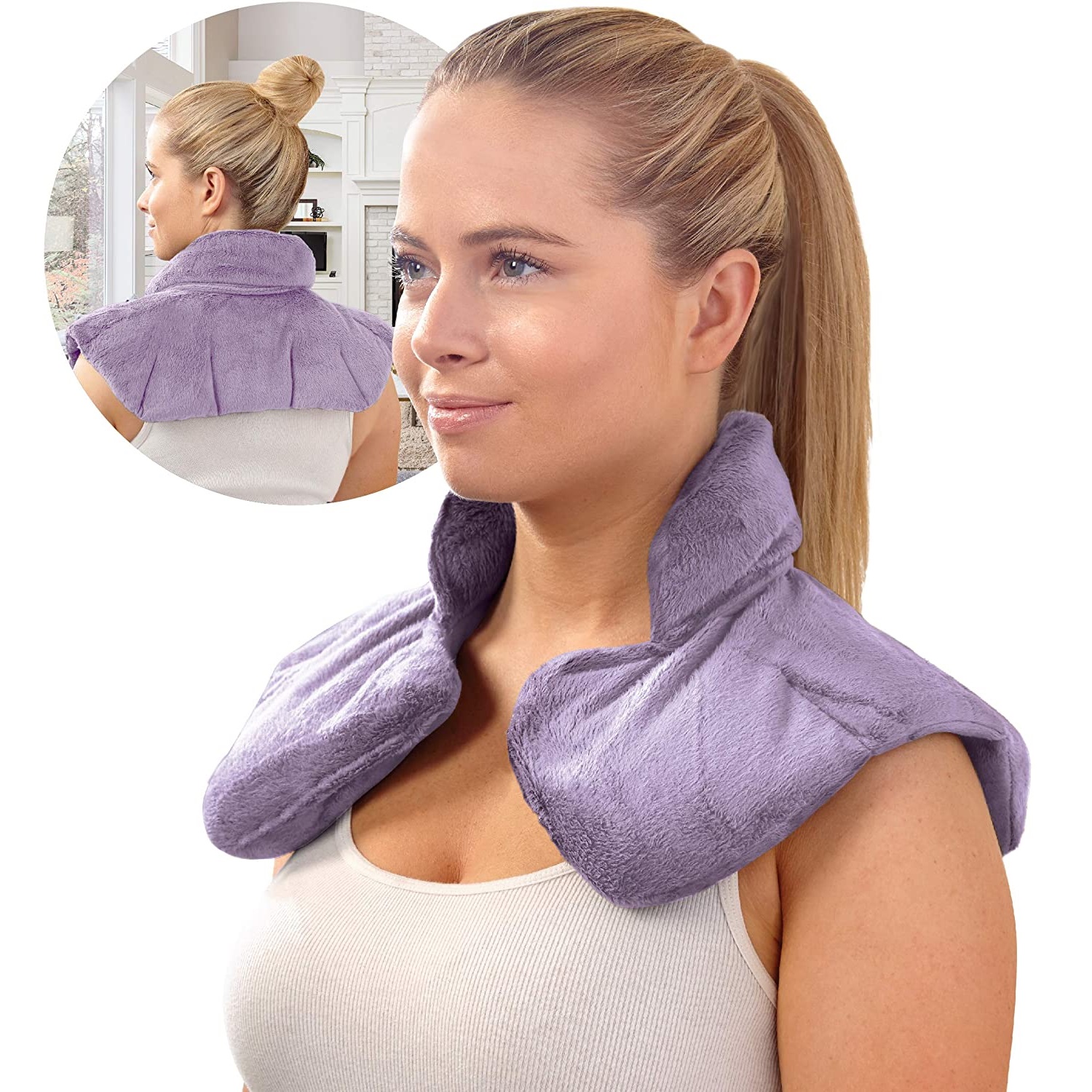 Herbal Aromatherapy Neck & Shoulder Plush Wrap Pad