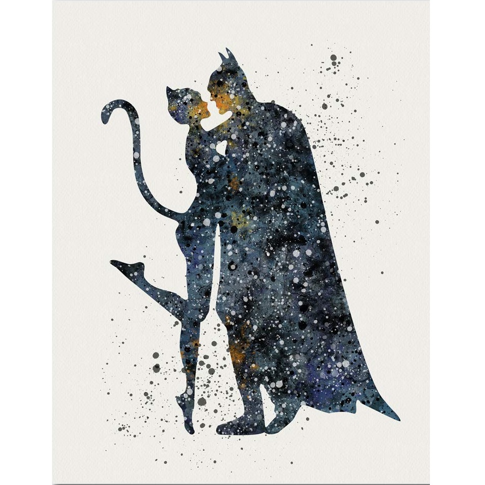 batman and catman print