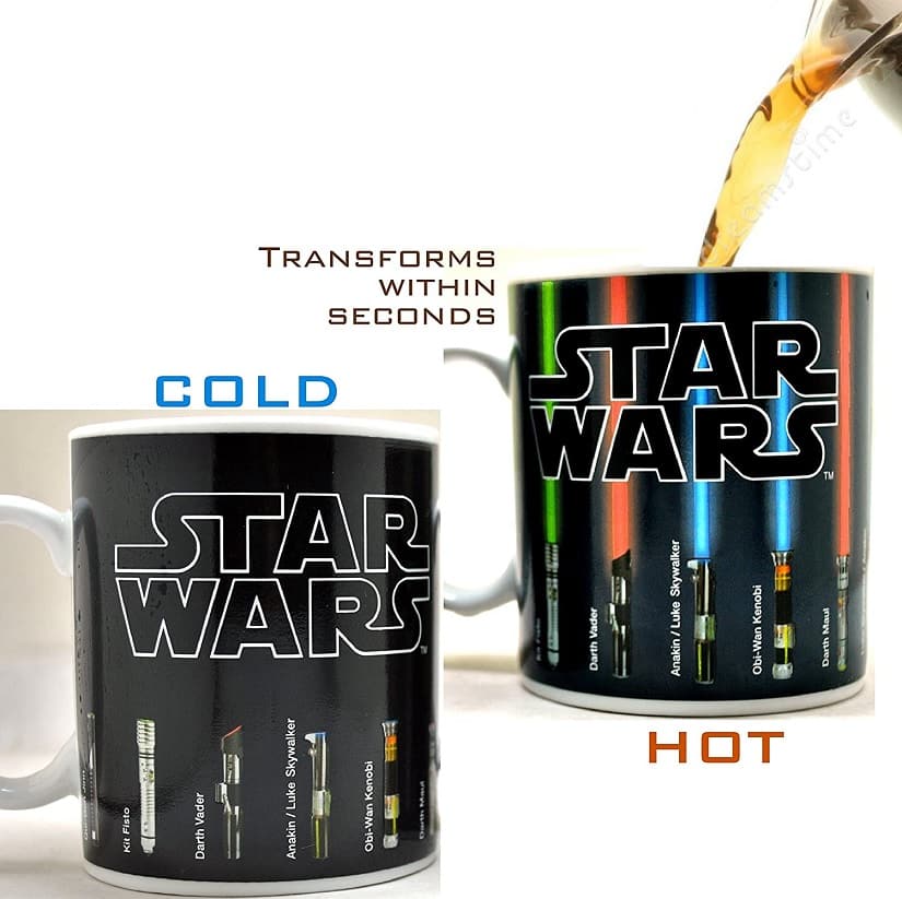 light saber heat changing mug