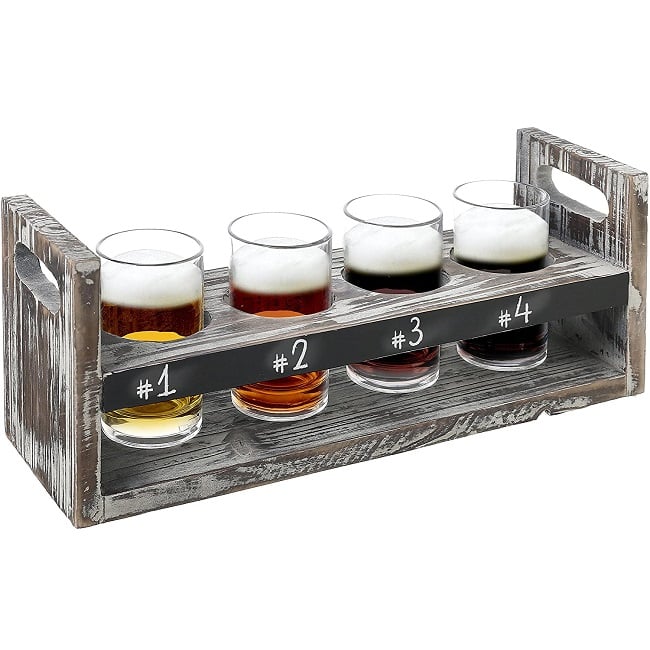 Beer Flight Tasting Serving Set