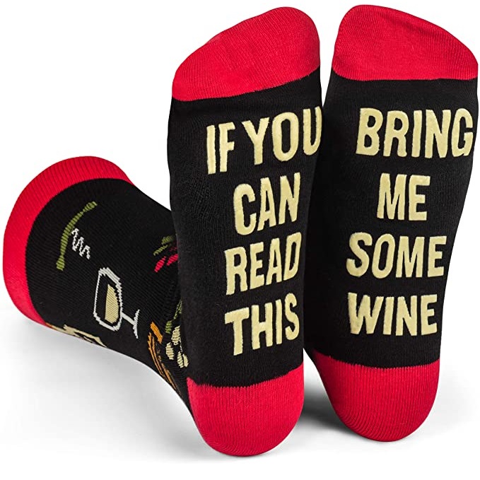 Bring Me Wine Socks