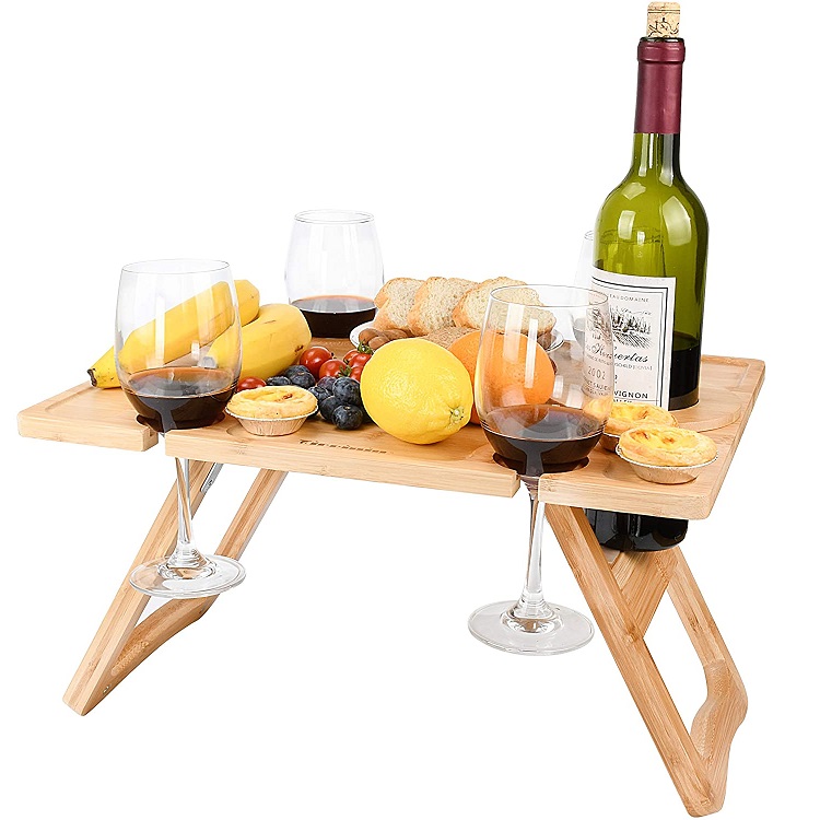 Outdoor Wine Picnic Table