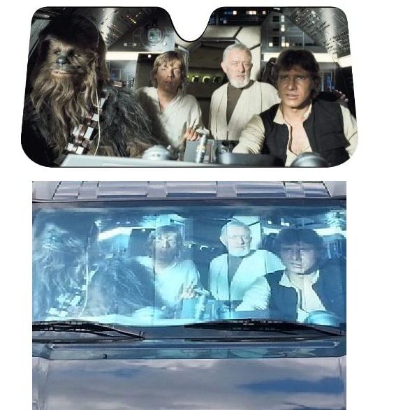 Star Wars Accordion Sunshade