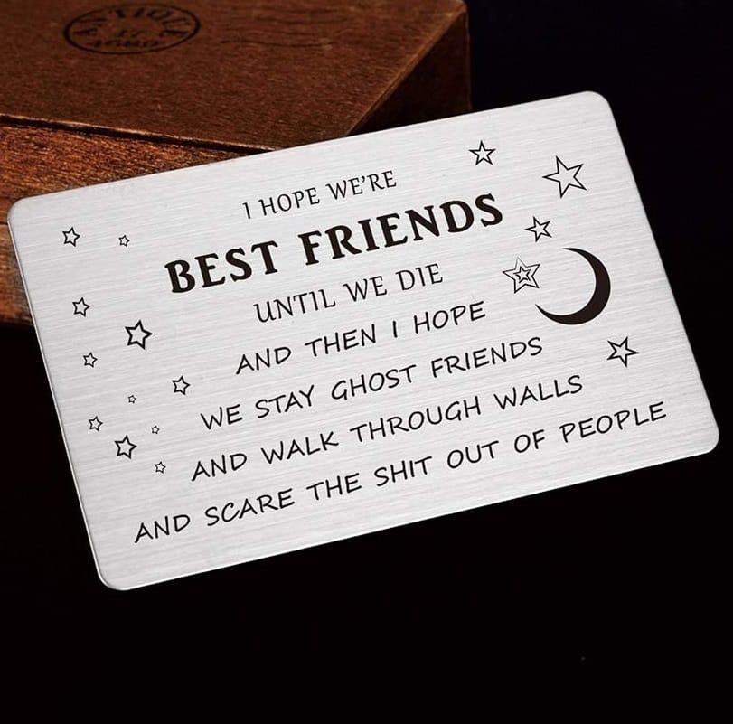 best friends wallet insert card