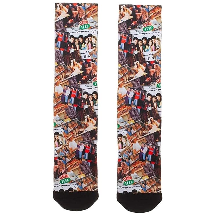 friends tv show collage socks