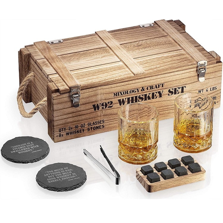 whiskey gift set