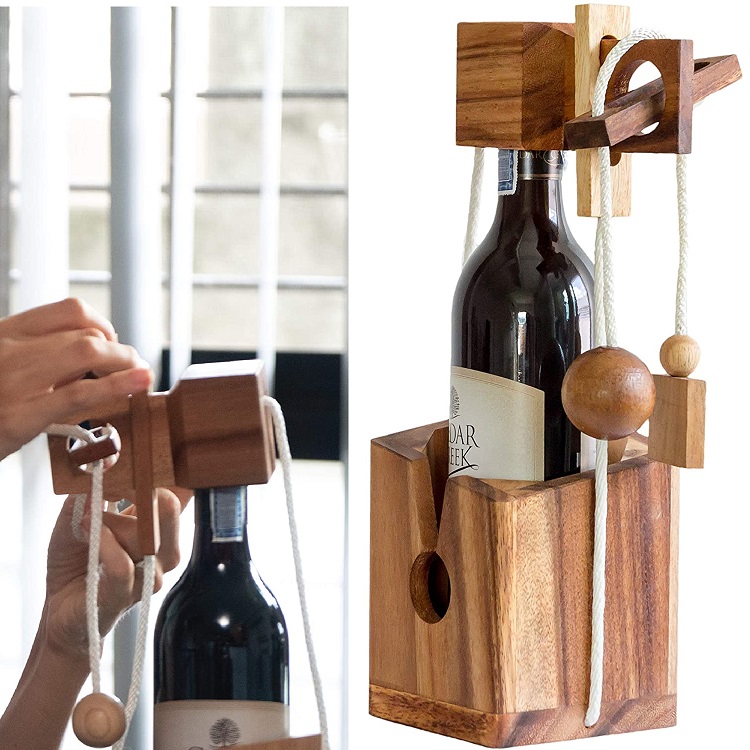 wine bottle puzzle game