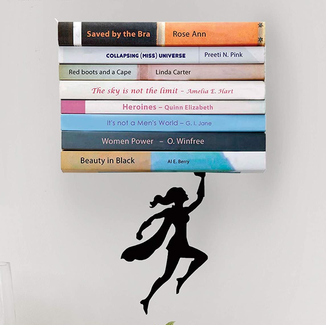 wonderwoman bookshelf