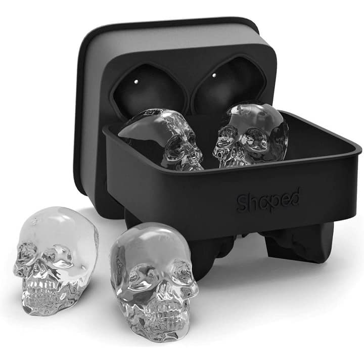 skull ice cube mould