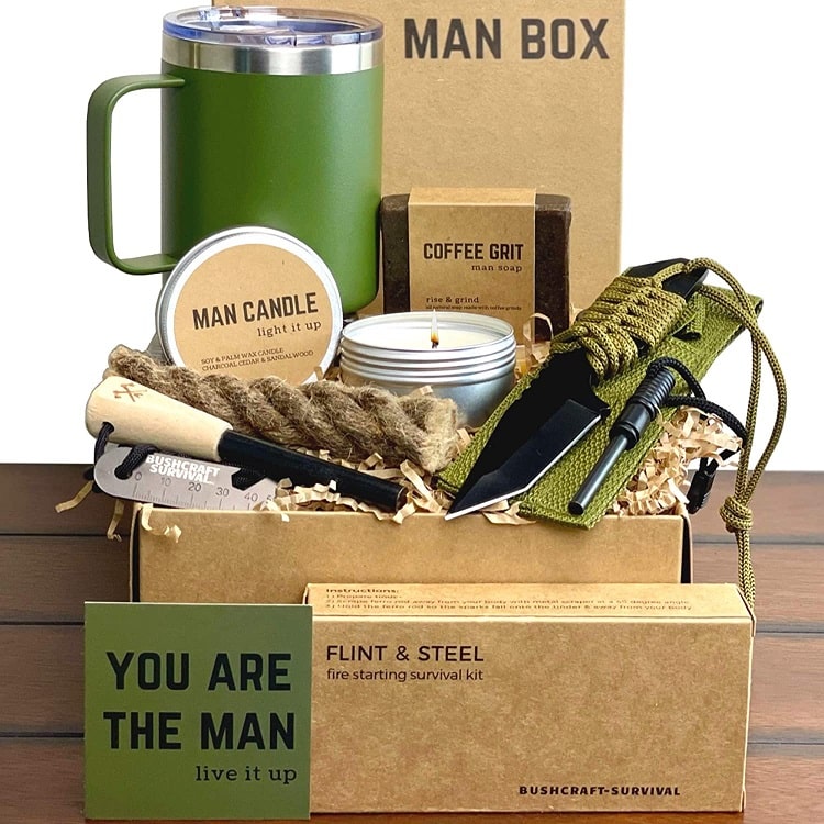 Camping Survival Man Box