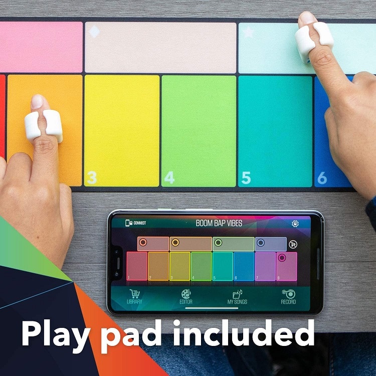Specdrums App-Enabled Musical Ring