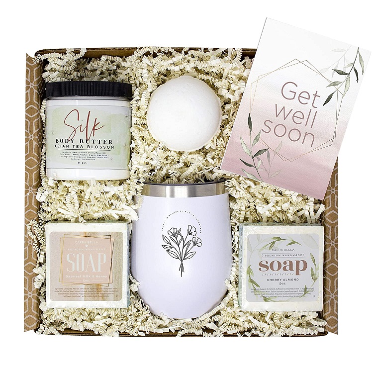 get well soon spa gift basket