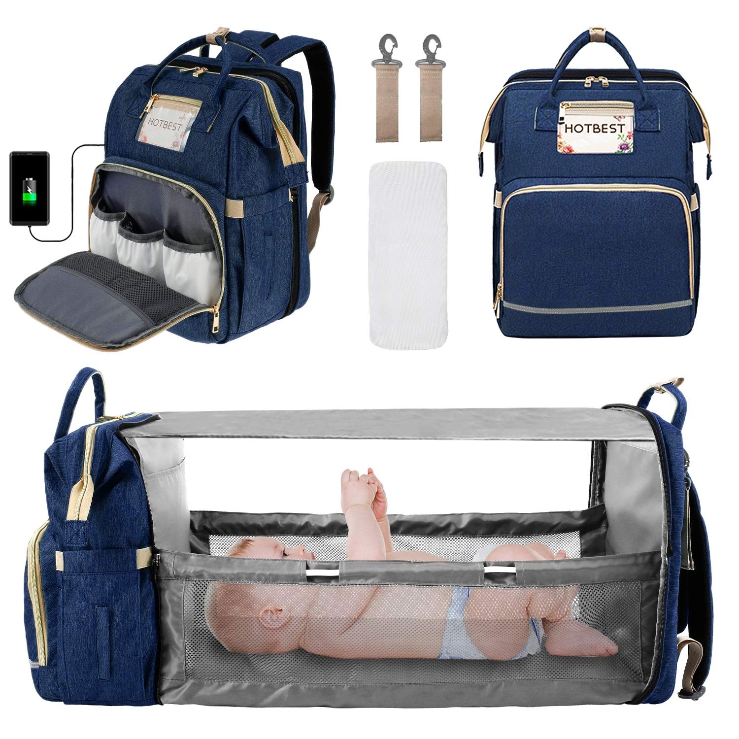 3 in 1 baby bag