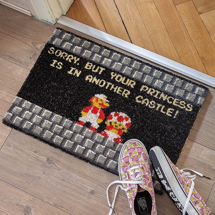 Your Princess is in Another Castle Funny Welcome Doormat