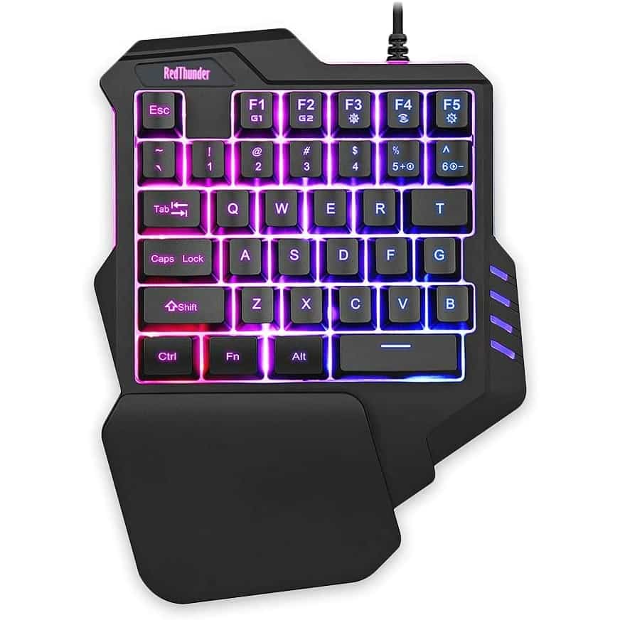 one hand gaming keyboard