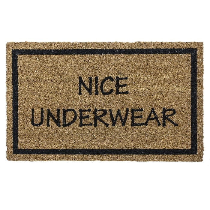 underwear door mat