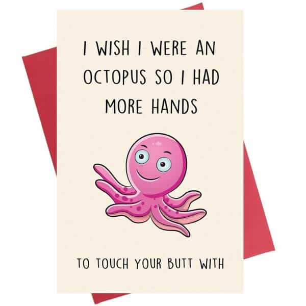 Octopus hands Card